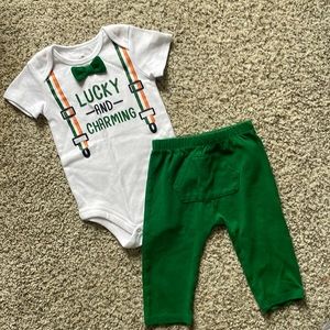 NWOT - 12 month St. Patrick’s outfit ☘️